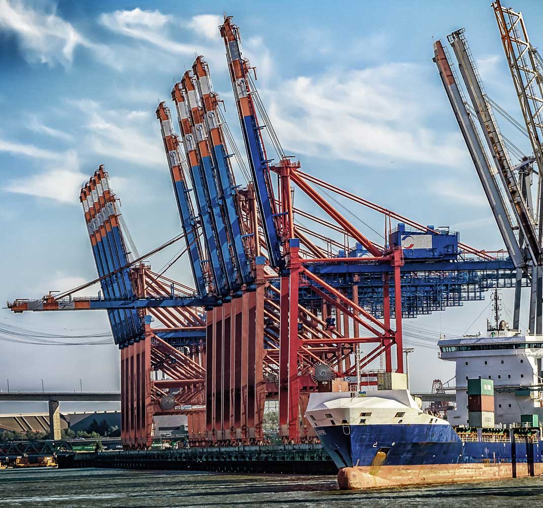 hamburg hafen kraene